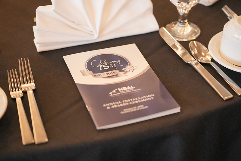 HBAL Celebrates 75 Years of Building Lincoln—And Installs New Leadership for the Future