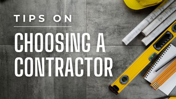 choosing a contractor